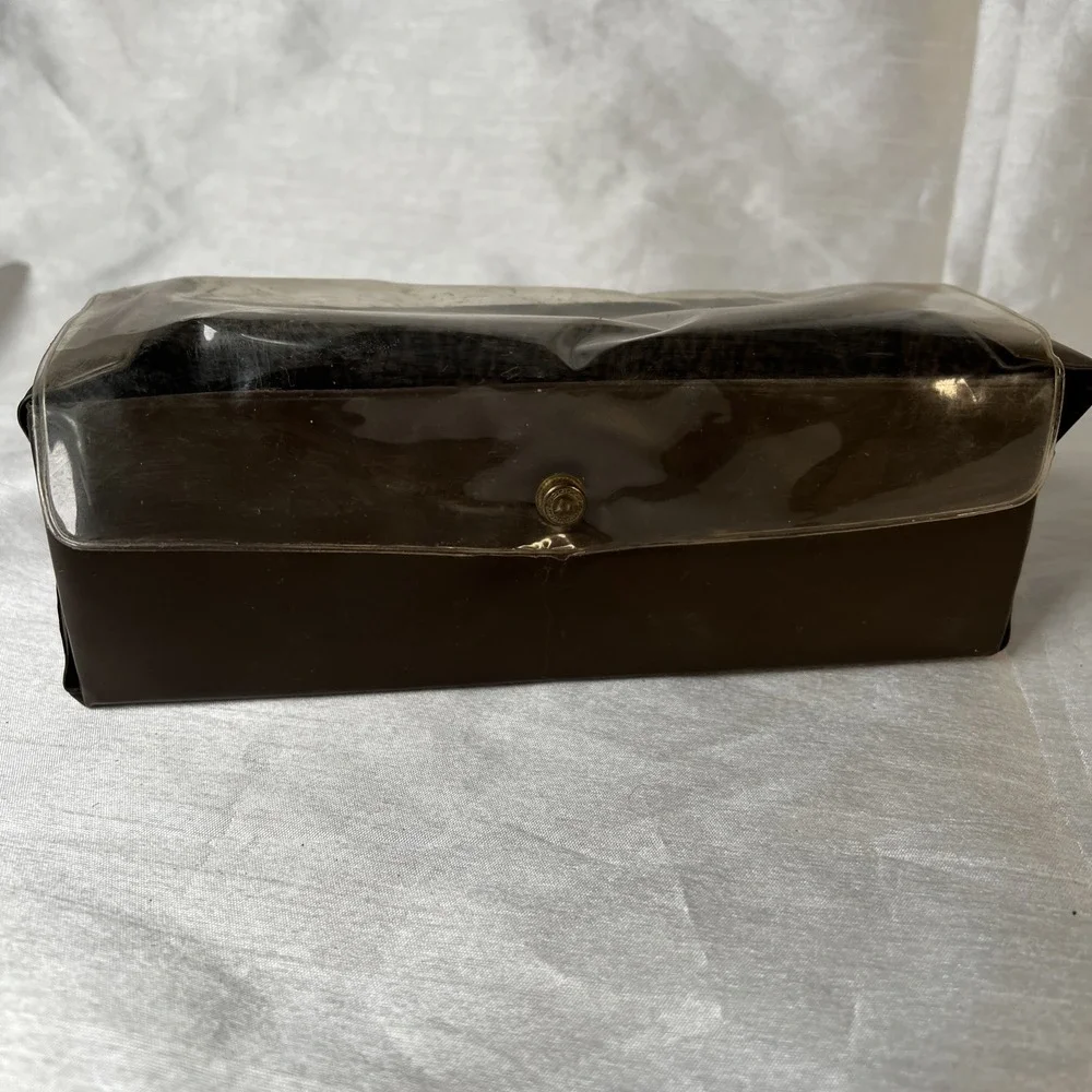 Vintage Empire Shoe Brush Brushes Lot of 2‎ & Vinyl Case - Made in The USA